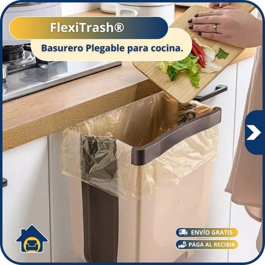 FlexiTrash® Basurero Plegable para cocina.