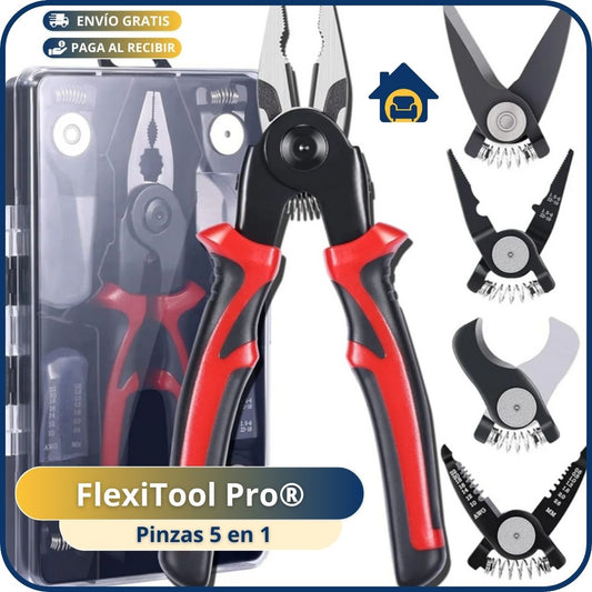 FlexiTool Pro® Pinzas 5 en 1