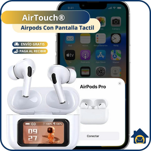 AirTouch® Airpods Con Pantalla Táctil Ultima Generación.